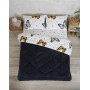 ETE HOMETEX ÇİFT KİŞİLİK LÜX WELSOFT YORGAN 195X215CM KELEBEK ANTRASİT 8696474231941